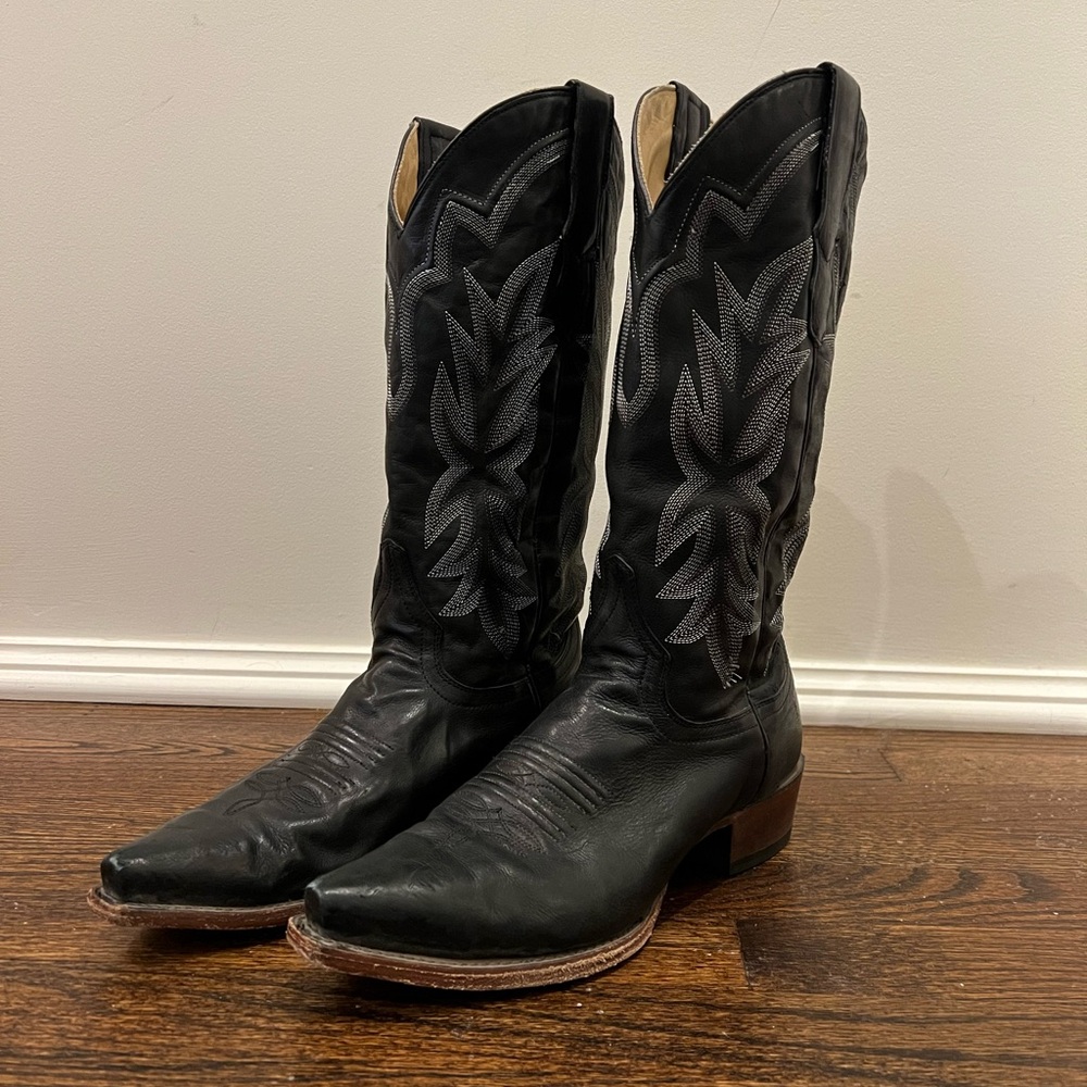 Stetson Black Women's Cowboy Boots